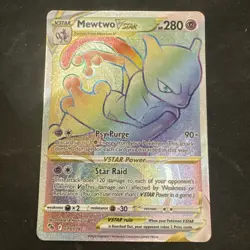 Mewtwo VSTAR (Secret) 079/078 Pokemon GO Holo Pokemon card - Image 1