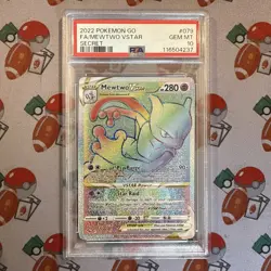 Mewtwo VSTAR (Secret) 079/078 Pokemon GO Holo PSA 10 Pokemon - Image 1