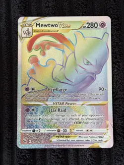 Mewtwo VSTAR 079/078 Pokemon GO Secret Rare Holo English 2022 280 HP - Image 4
