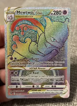 Mewtwo VSTAR (Secret) 079/078 Pokemon GO Holo NM - Image 1