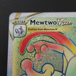 Pokemon Mewtwo VSTAR Secret Rare Full Art Holo 079/078 Pokemon GO 280 HP - Image 5