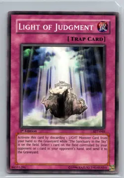 Ancient Sanctuary #AST-048 Light of Judgment - VG - Image 1