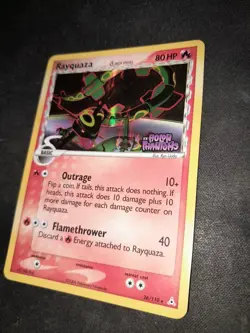 Pokemon Rayquaza Holon Phantoms Card 26/110 reverse Holo Stamped - Image 2