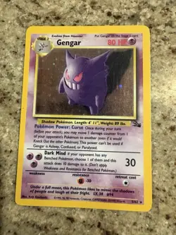 Gengar 5/62 Fossil Holo - Image 1