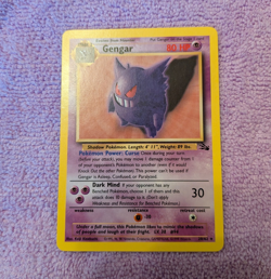 Wizards of the Coast Fossil Gengar Non Holo 20/62 English 80HP 1999 - Image 1
