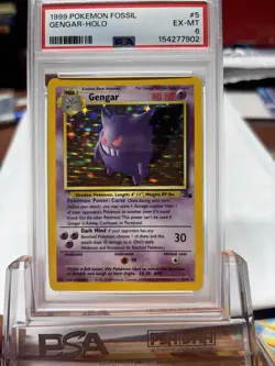 Gengar 5/62 Fossil Holo Psa 6 - Image 1