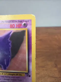 Gengar 20/62 Fossil Rare Non Holo HP - Image 3