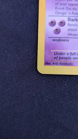Gengar Fossil non Holo Rare 20/62 80 HP English Stage 2 Unlimited - Image 5