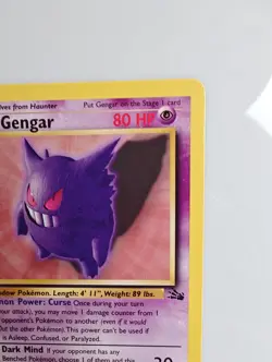 Gengar 20/62 Fossil Unlimited Rare 1999 Excellent Never Played Non Holo - Image 5
