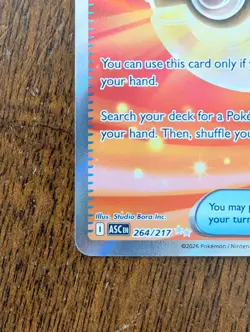 Ultra Ball 264/217 Ultra Rare ME: Ascended Heroes Pokemon TCG Full Art Holo - NM - Image 4