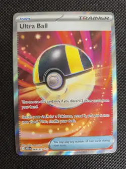 Ultra Ball 264/217 Full Art Rare Ascended Heroes Pokemon TCG - Image 1