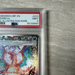 Pokemon Charizard ex SV03 Obsidian Flames 223/197 SIR Holo PSA 9 2023 - Image 4