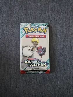 1x Pokemon Journey Together Fun Pack New Sealed Booster Pack TCG English UK - Image 1