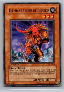 Ancient Sanctuary #AST-074 Elephant Statue of Disaster - VG - Image 1