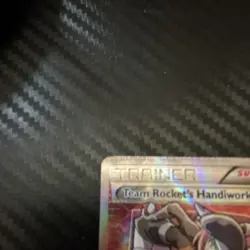 Pokemon Team Rocket's Handiwork Full Art Trainer 124/124 Fates Collide Holo - Image 2