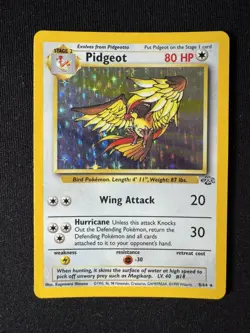 Pokemon TCG Pidgeot 8/64 Jungle Unlimited Holo Rare - Image 1