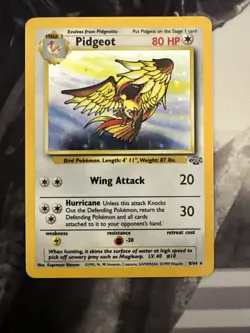 Pokemon TCG Pidgeot 8/64 Jungle Holo Rare Unlimited - Image 1