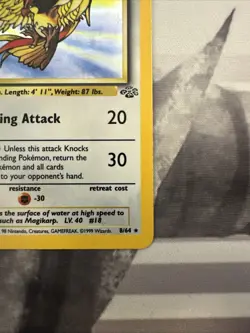 Pokemon TCG Pidgeot 8/64 Jungle Holo Rare Unlimited - Image 3