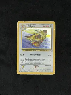 Pokemon TCG Pidgeot Jungle Holo Card 8/64 Unlimited Rare, LP Condition - Image 1