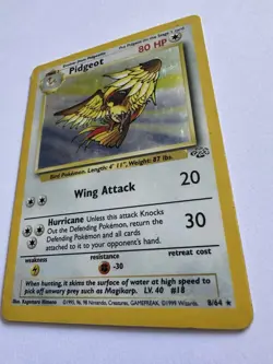 🦅 Pokemon TCG Pidgeot Jungle Card Holo 8/64 Rare Unlimited Excellent ⭐ - Image 2