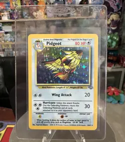 Pokemon TCG Pidgeot Jungle 8/64 Holo Unlimited Holo Rare - Image 1