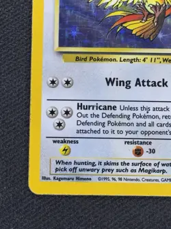 Pokemon TCG Pidgeot Jungle Holo Card 8/64 Unlimited Rare - Image 5