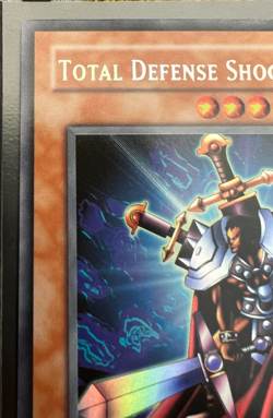 Yugioh Total Defense Shogun CT1-EN001 Secret Rare - Super MISPRINT NM - Image 3
