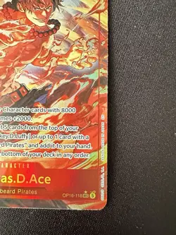 Portgas.D.Ace (118) (Alternate Art) OP16-118 The Time of Battle Foil SEC - Image 3