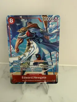 Edward Newgate (SR) ALT ART OP16-003 One Piece TCG The Time Of Battle NM - Image 1