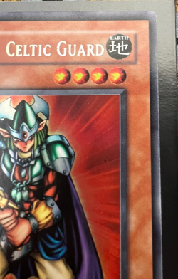Yugioh Obnoxious Celtic Guard CT1-EN006 Secret Rare - Super MISPRINT NM - Image 3