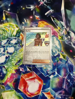 Pokemon TCG: Surfer 187/191 Regional Championships Promo x1 Surging Sparks - Image 1
