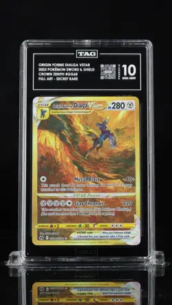 TAG 10 Origin Forme Dialga VSTAR SWSH: Crown Zenith: Galarian Gallery GG68/GG70 - Image 1