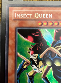 Yugioh Insect Queen CT1-EN005 Secret Rare - Super MISPRINT NM - Image 3