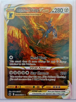 Origin Forme Dialga VSTAR (Secret) GG68/GG70 Crown Zenith: Galarian Gallery Holo - Image 1