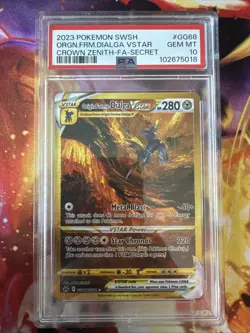 Origin Forme Dialga VSTAR (Secret) GG68/GG70 Crown Zenith: Galarian Gallery Holo - Image 1