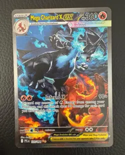 Mega Charizard X EX 125/094 Evolutions Secret Rare Full Art Holo (English) - Image 1
