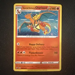 Special Delivery Charizard SWSH075 SWSH: Sword & Shield Promo Cards Holo LP - Image 1