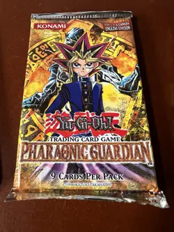 YuGiOh Pharaonic Guardian LOT OF 3 Factory Sealed Booster Packs Unlimited - Image 2