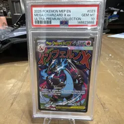 The Pokemon Company Pokemon TCG Mega Charizard X ex 023 Me Promo Holo EN PSA 10 - Image 1