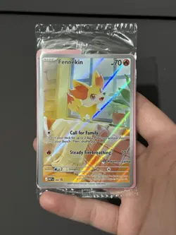 SEALED Fennekin 080 | Pokemon Center Stamped | Chaos Rising Promo | English TCG - Image 1
