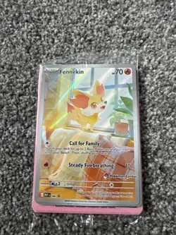 SEALED Fennekin 080 | Pokemon Center Stamped | Chaos Rising Promo | English TCG - Image 1