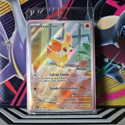SEALED Fennekin 080 | Pokemon Center Stamped | Chaos Rising Promo | English TCG - Image 1