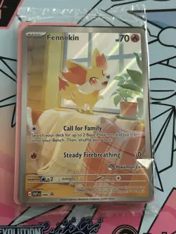 SEALED Fennekin 080 | Pokemon Center Stamped | Chaos Rising Promo | English TCG - Image 1