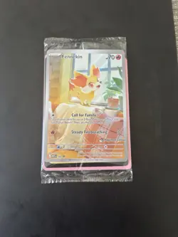 SEALED Fennekin 080 | Pokemon Center Stamped | Chaos Rising Promo | English TCG - Image 1
