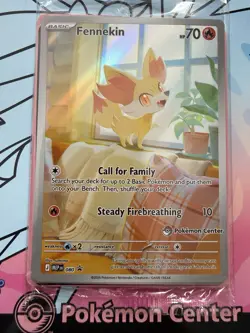 SEALED Fennekin 080 | Pokemon Center Stamped | Chaos Rising Promo | English TCG - Image 1