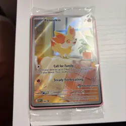 SEALED Fennekin 080 | Pokemon Center Stamped | Chaos Rising Promo | English TCG - Image 1