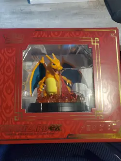 Charizard ex Super Premium Collection Box Card Display Pokemon TCG - FIGURE ONLY - Image 1