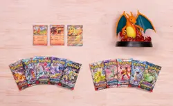 Pokemon TCG Charizard ex Super-Premium Collection Box 10 x booster Packs - Image 5