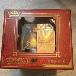 Pokemon TCG Charizard ex Super-Premium Collection Box Booster Promo English 2023 - Image 1