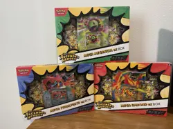 Pokemon TCG Ascended Heroes Mega ex Box Lot Set of 3 Meganium Emboar Feraligatr - Image 1